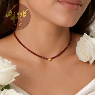 گردنبند قلب پفکی